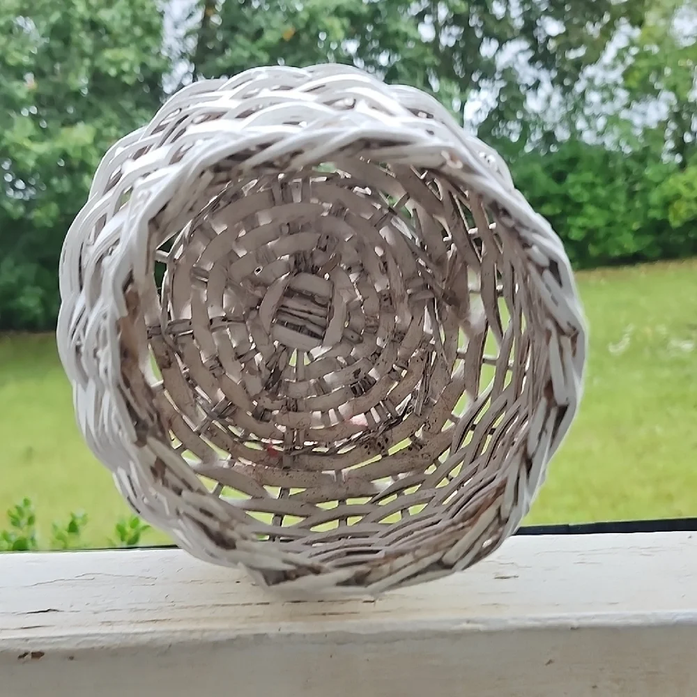 White Woven Basket